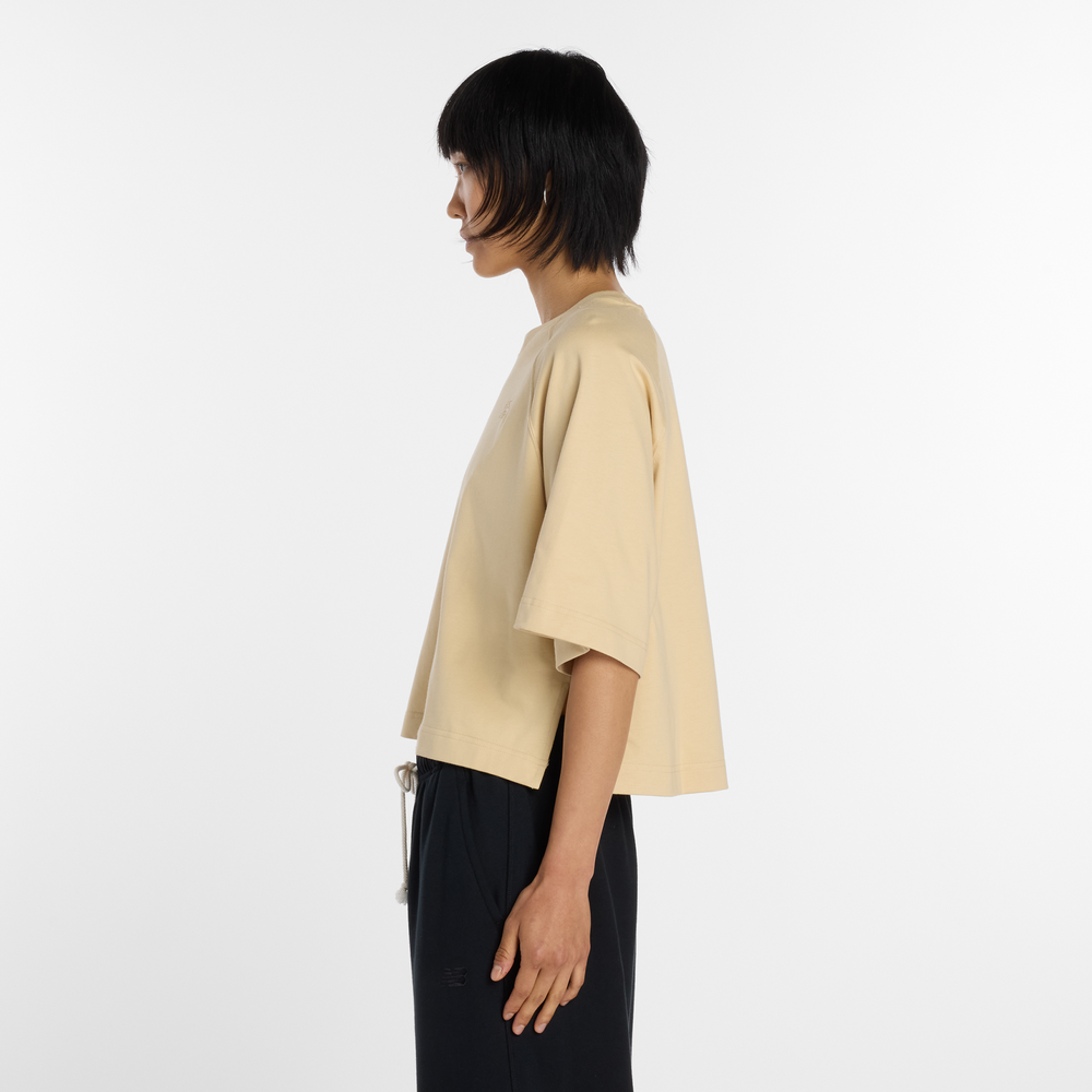 Koszulka damska New Balance WT6147DDABC – żółta