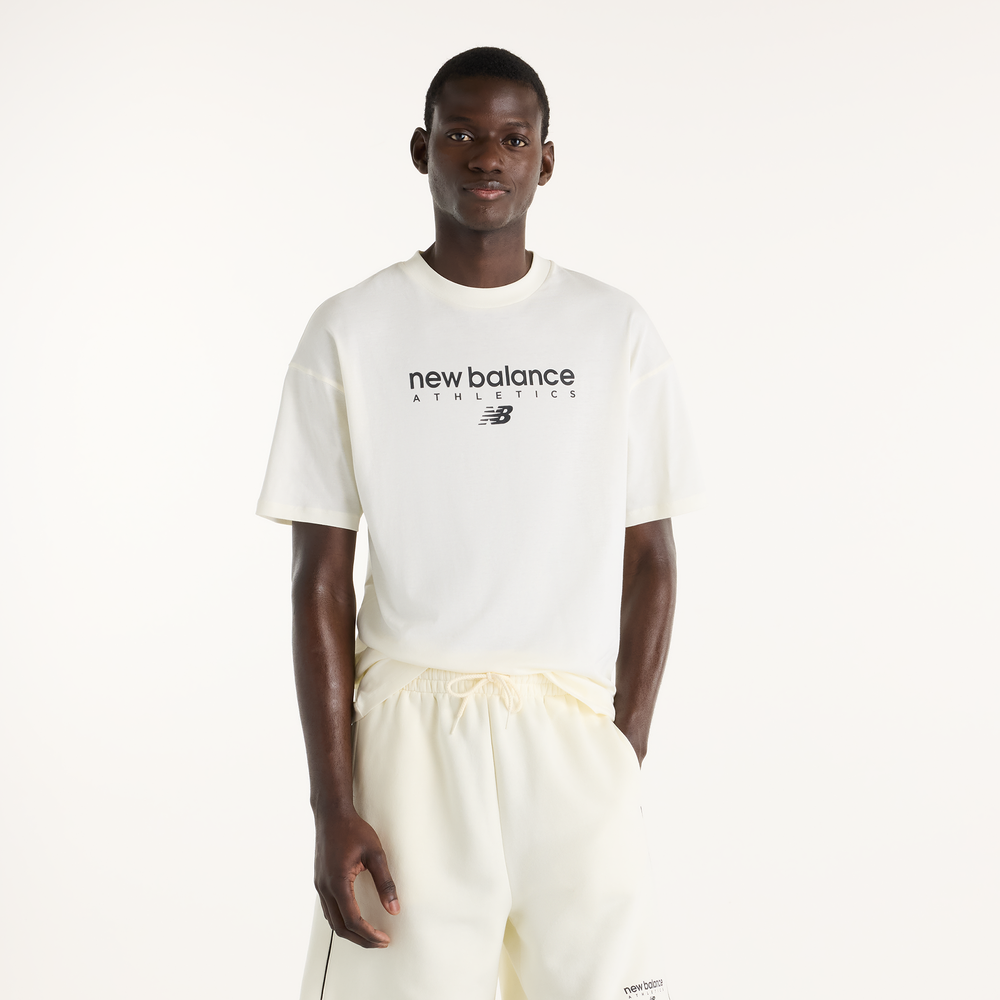 Koszulka męska New Balance MT62J91SAGA – biała