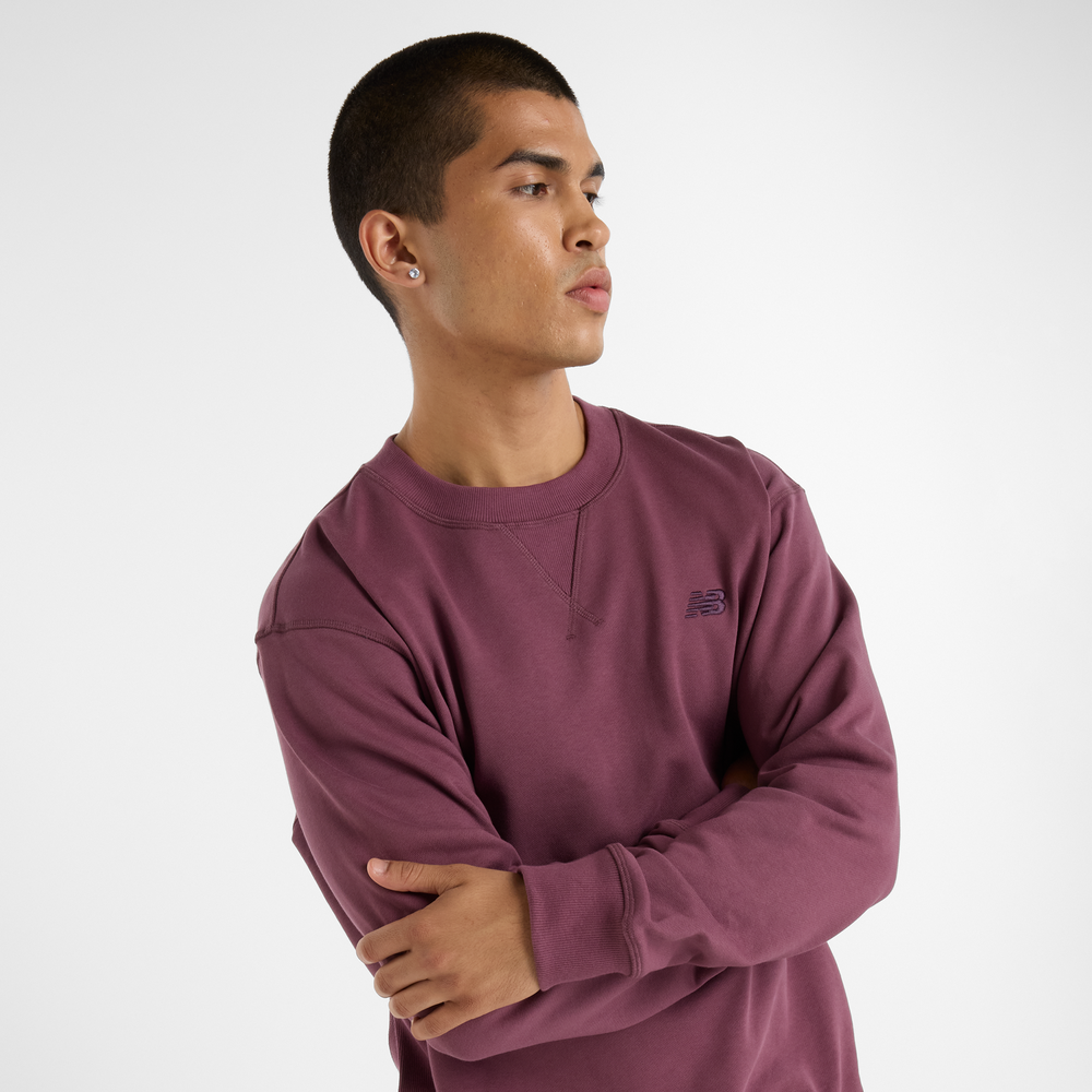 Bluza męska New Balance MT41506FDP – bordowa