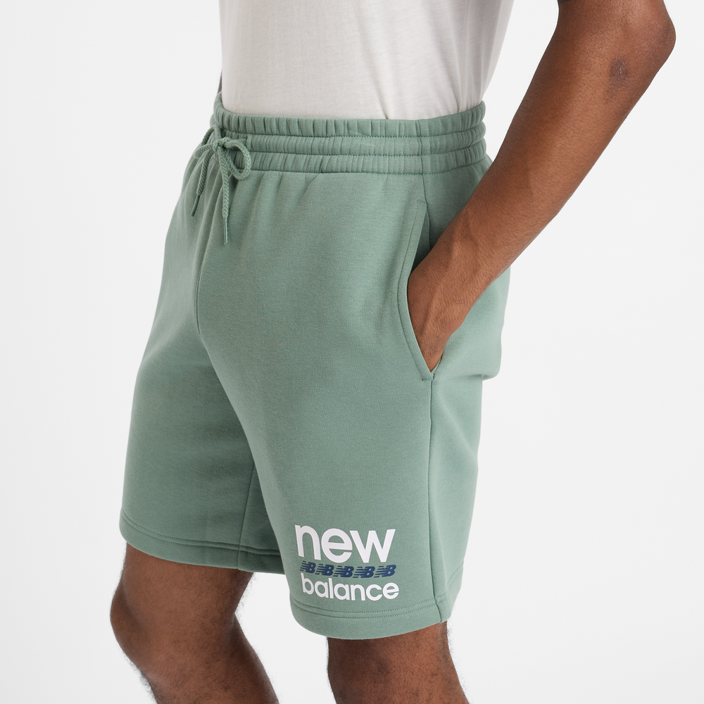Spodenki męskie New Balance MS51940DKJ – miętowe