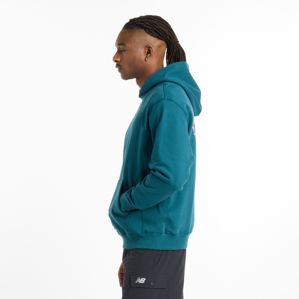 Bluza męska New Balance MT51979DOE  – niebieska
