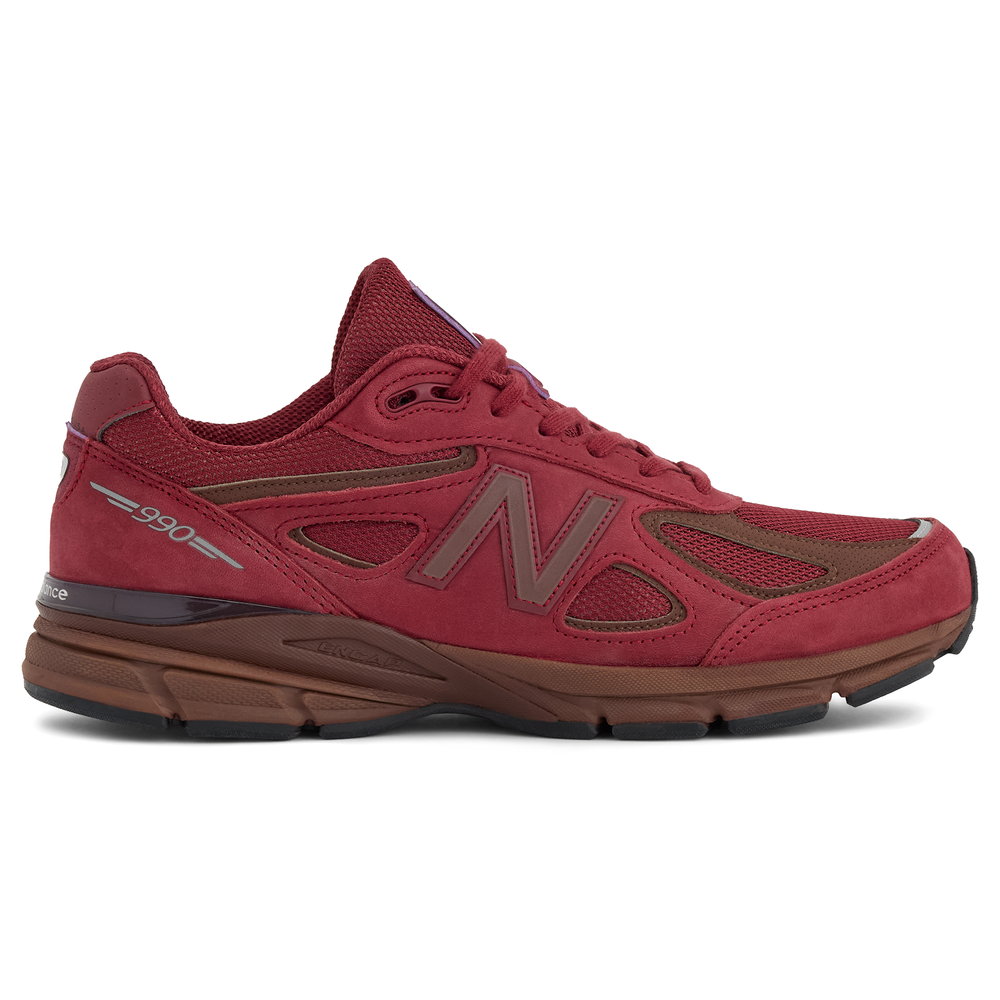 Buty unisex New Balance U990BR4 – bordowe