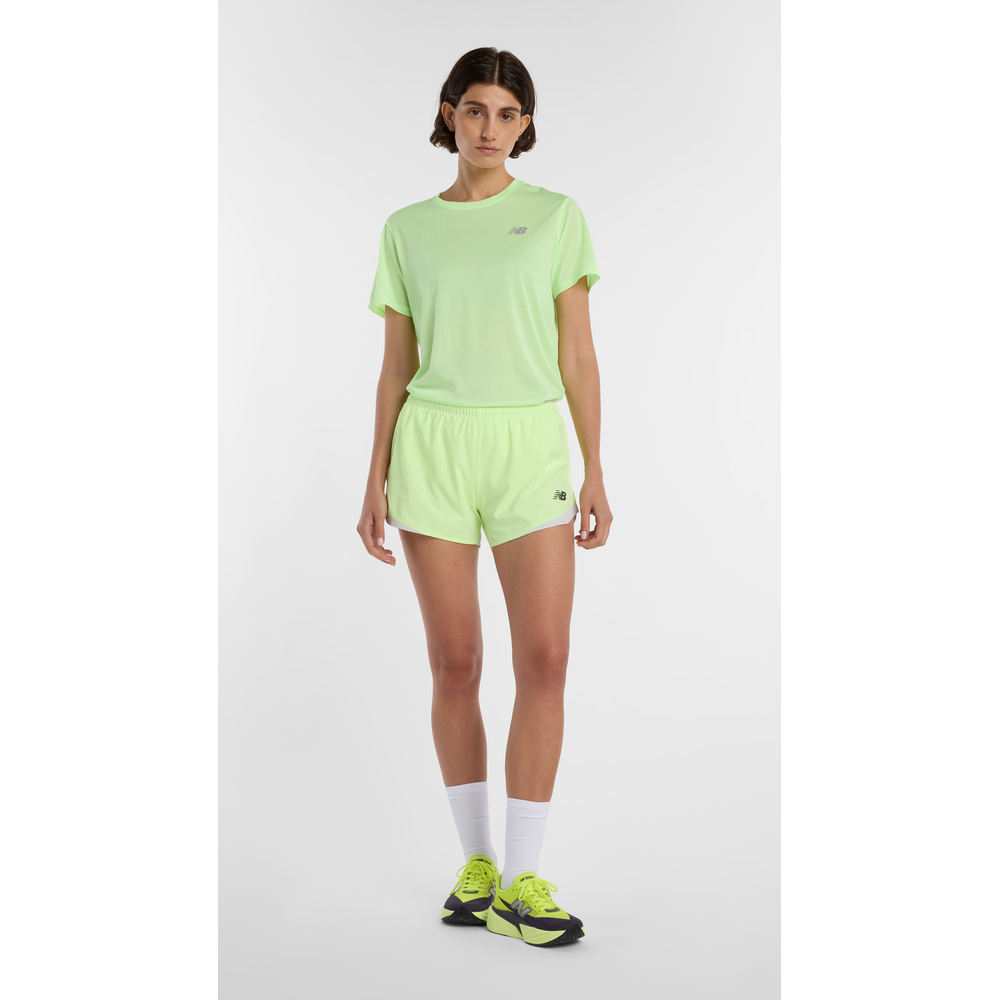 Spodenki damskie New Balance WB61J868AFG – zielone