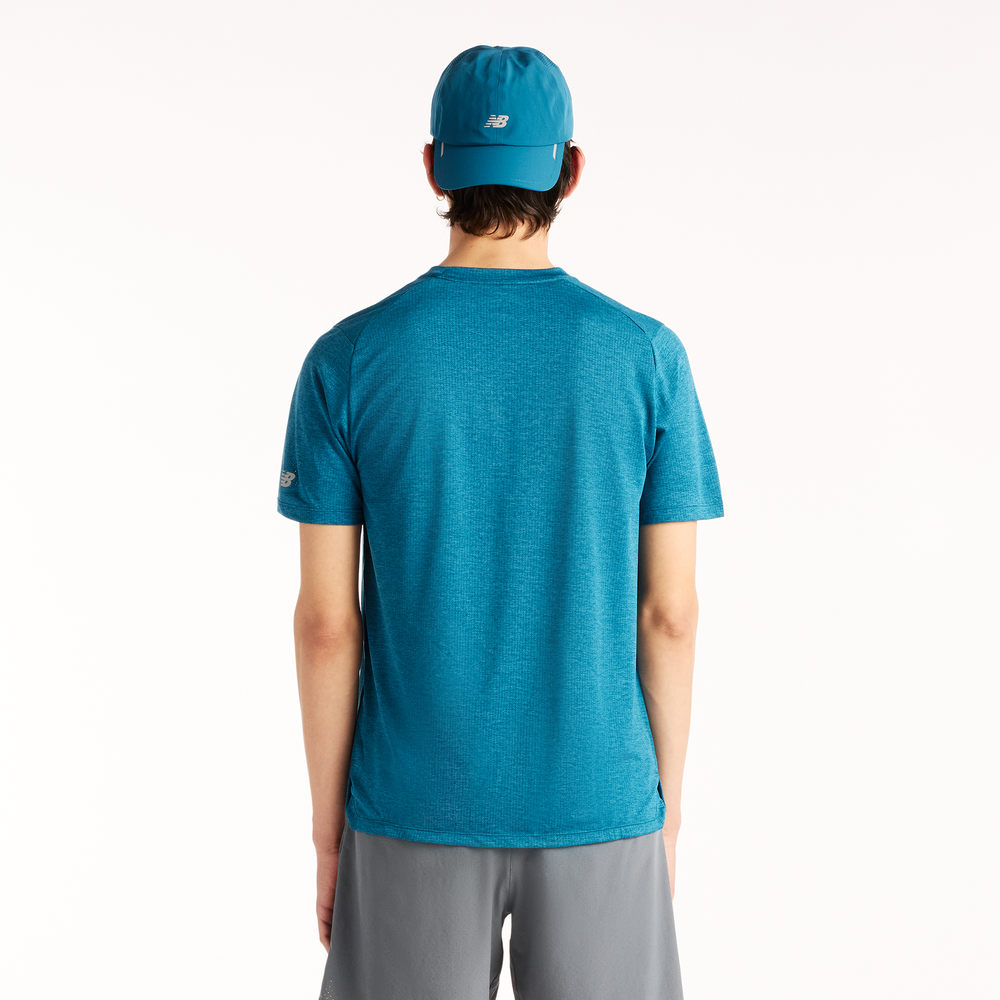 Koszulka męska New Balance RC Essential Graphic – niebieska