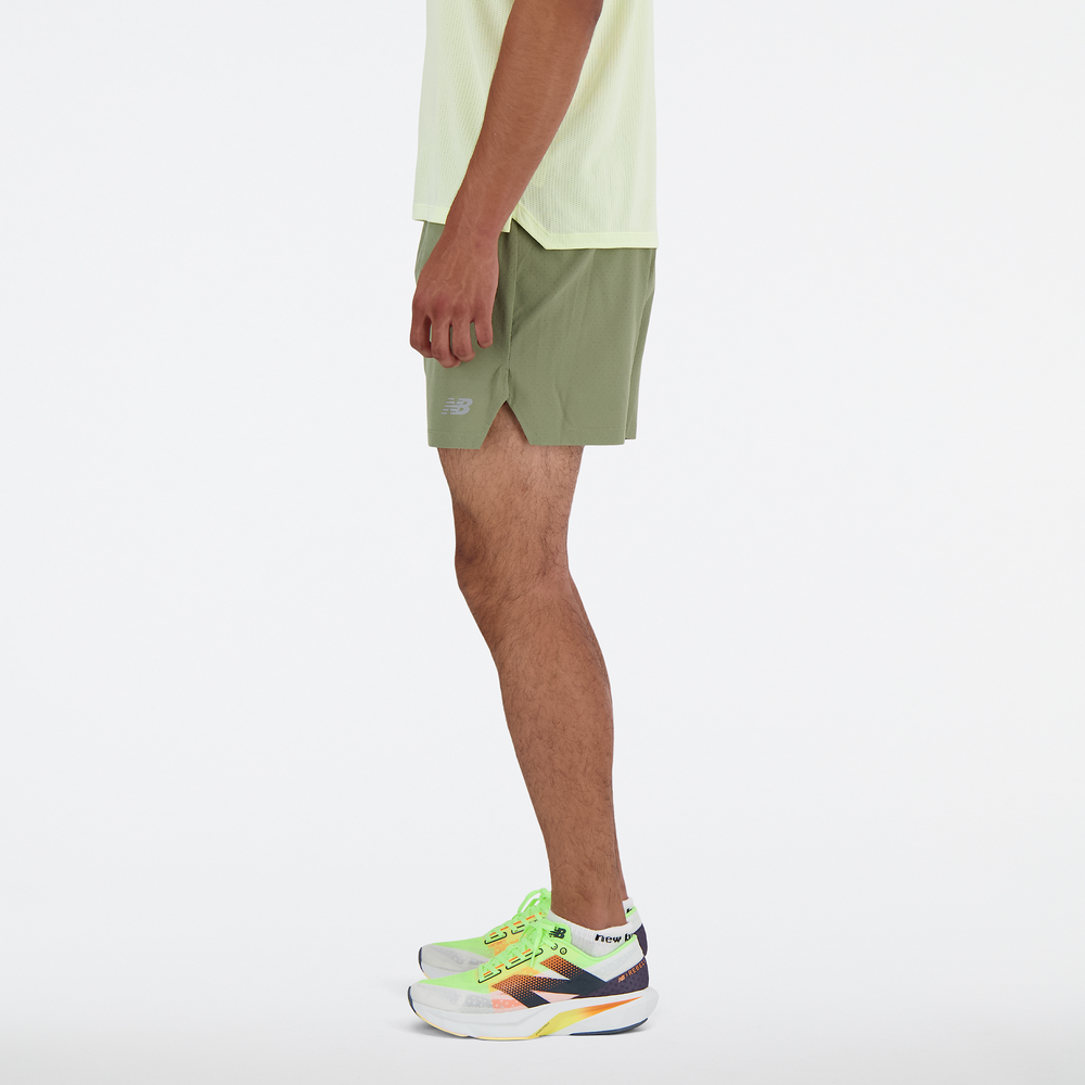 Spodenki męskie New Balance MS41286DEK – zielone