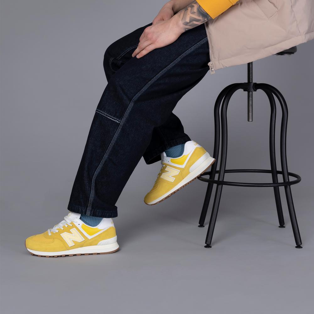 Buty unisex New Balance U574YK2 – żółte