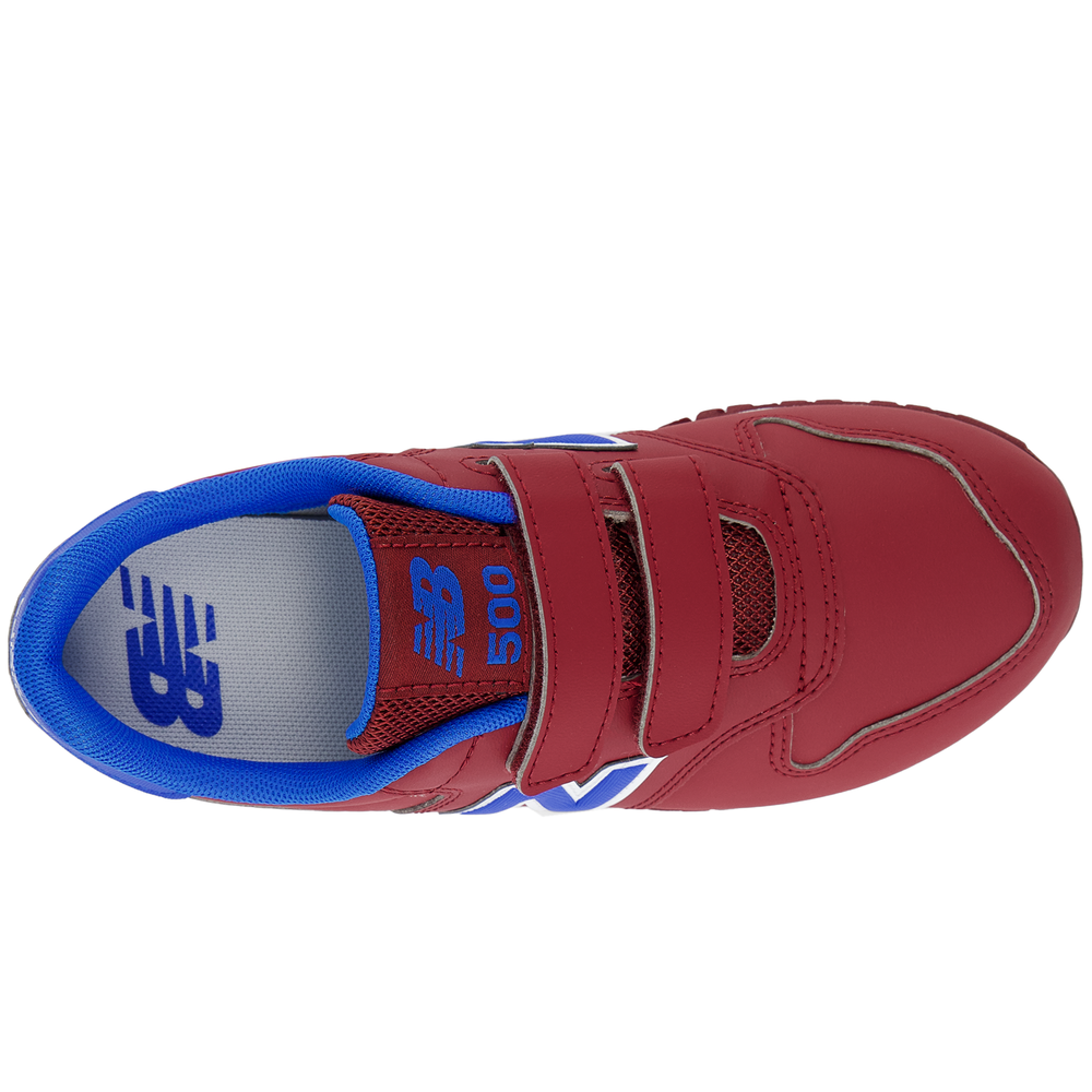 Buty dziecięce New Balance PV500CMB – bordowe