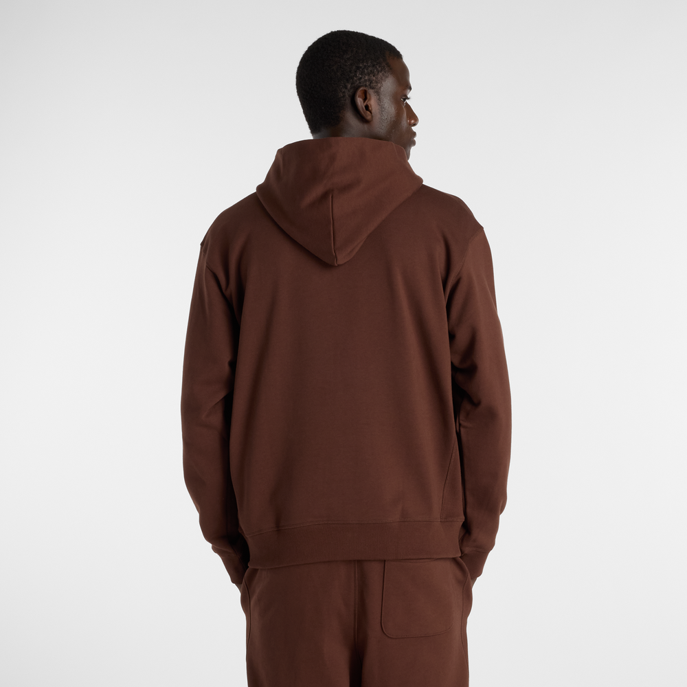 Bluza męska New Balance MT41534ABJ – brązowa