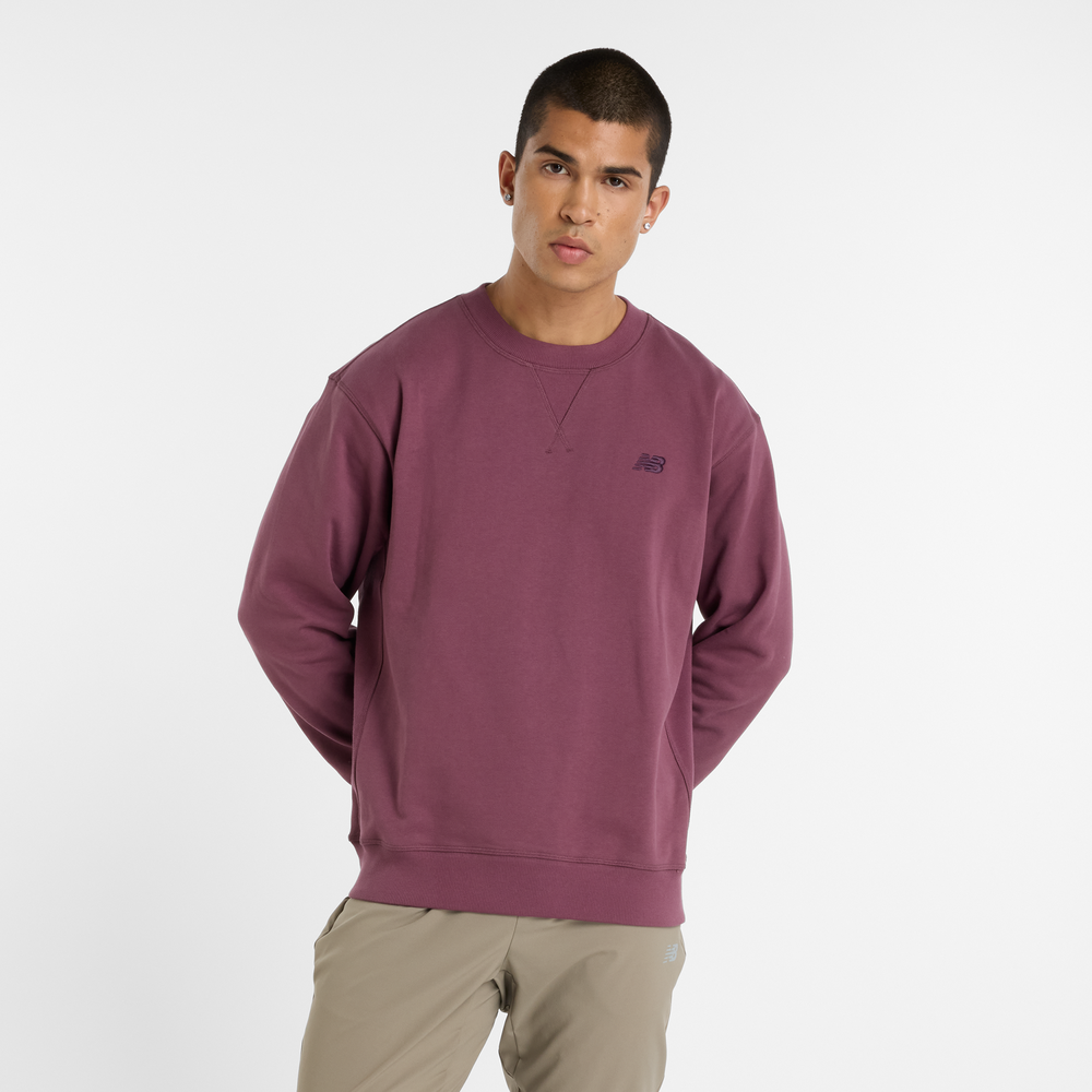 Bluza męska New Balance MT41506FDP – bordowa