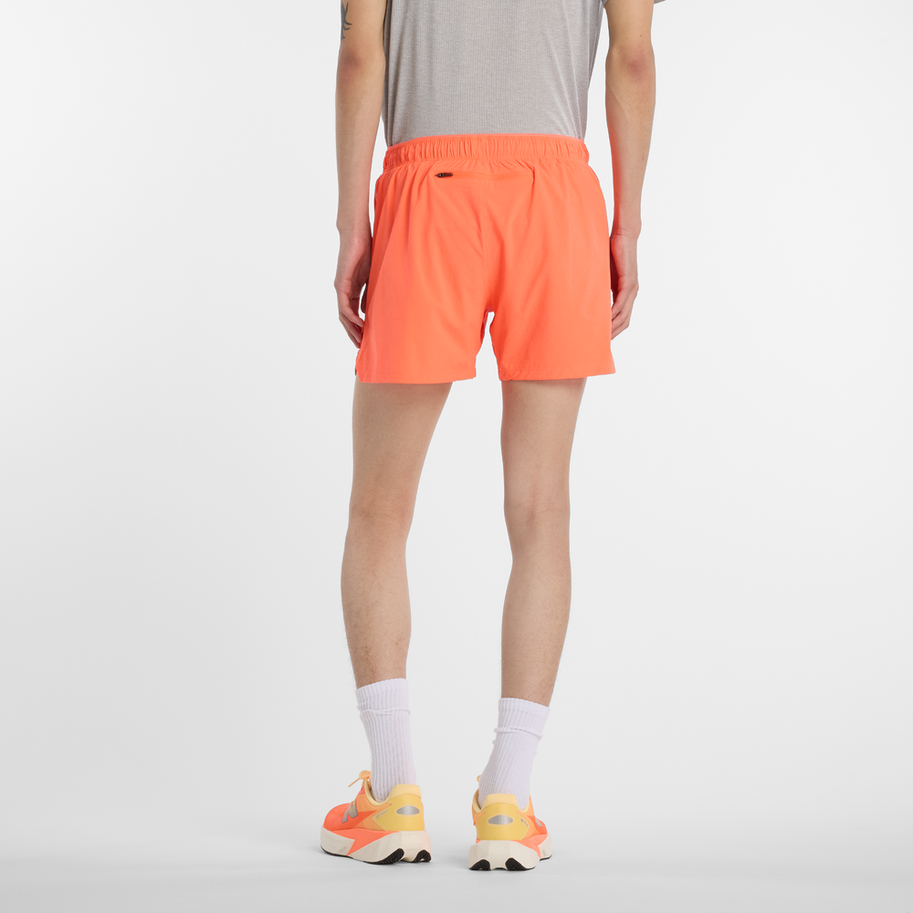 Spodenki męskie New Balance MS41286AAE – pomarańczowe