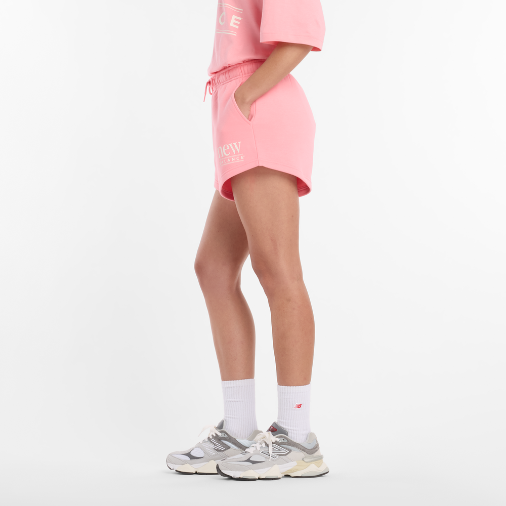 Spodenki damskie New Balance WB61Y80AAA6 – różowe