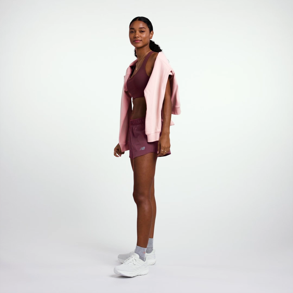 Spodenki damskie New Balance WS41286LIE – różowe