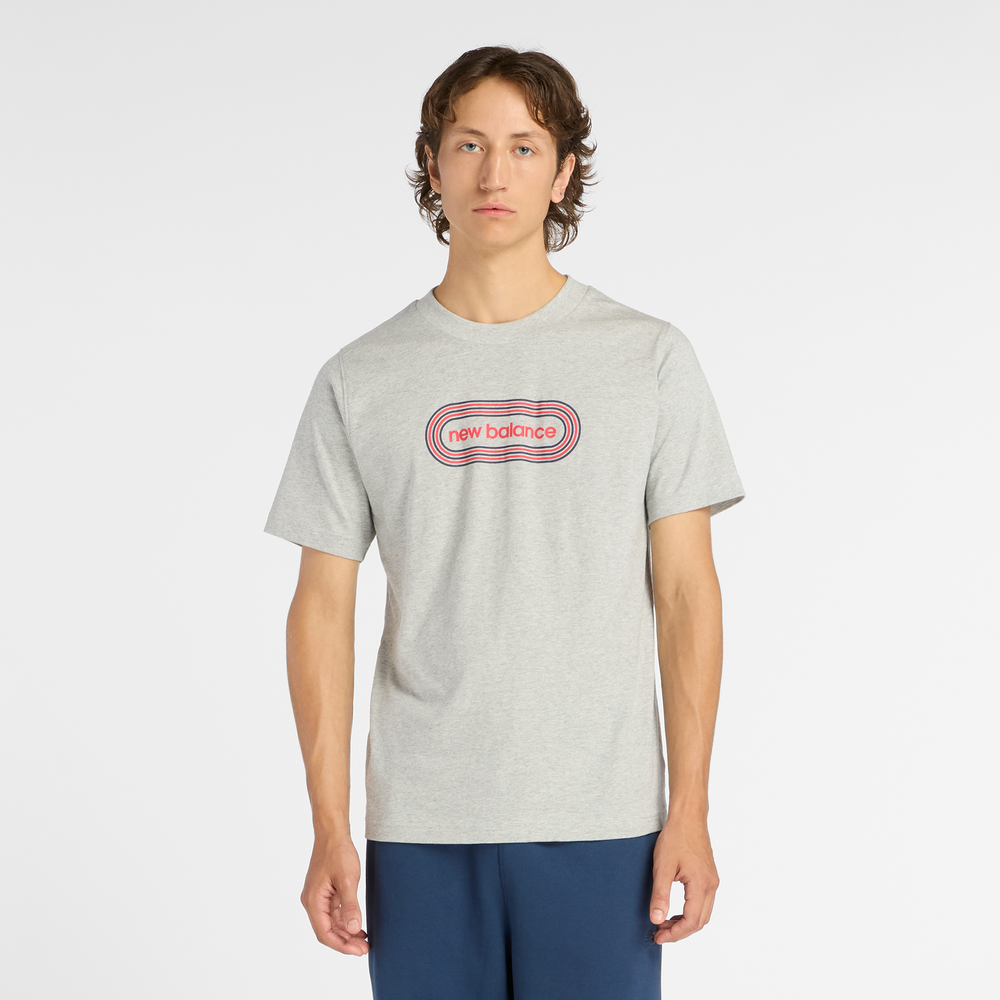 Koszulka męska New Balance MT61C48BAG – szara