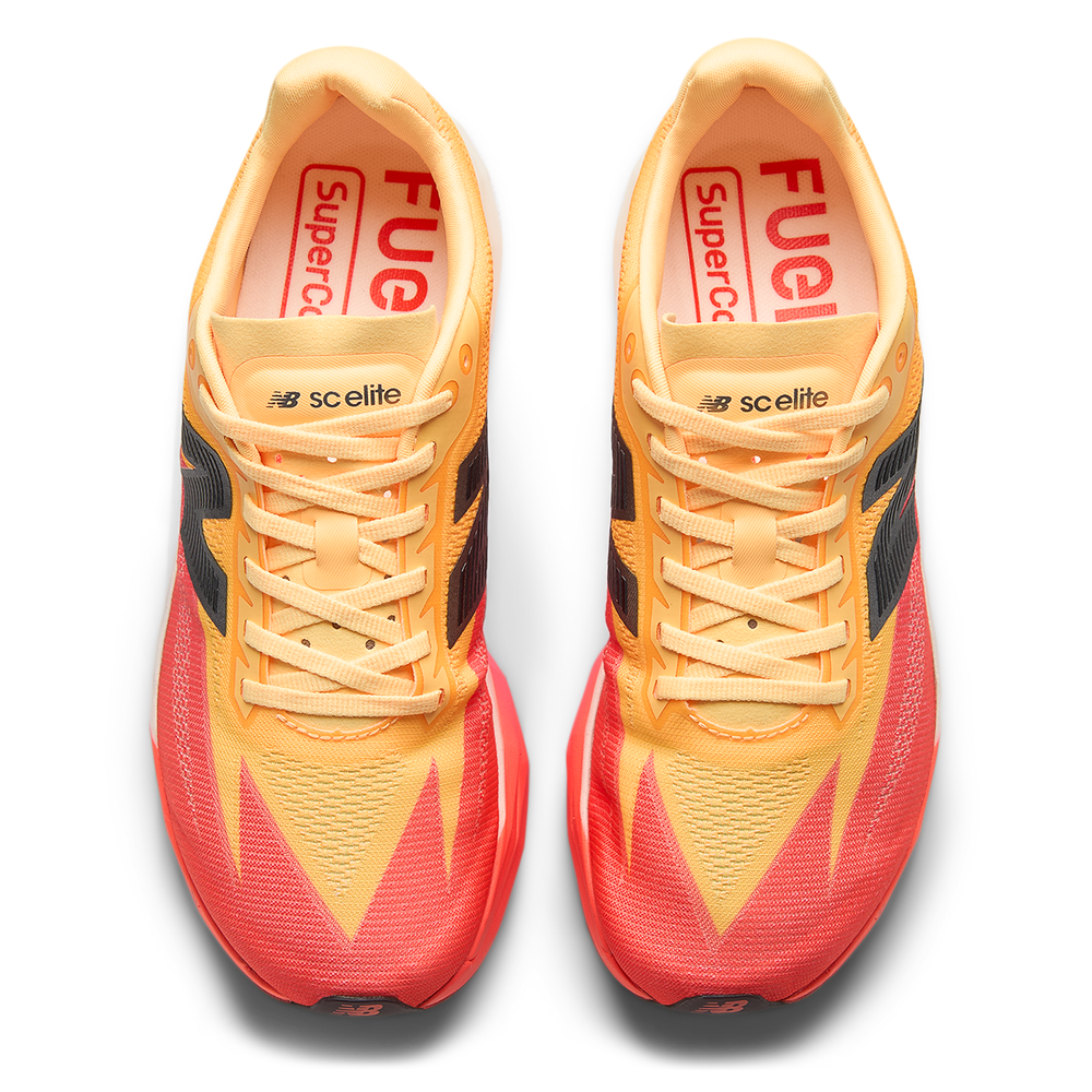 Buty damskie New Balance FuelCell SC Elite V5 WRCEL4JM – pomarańczowe