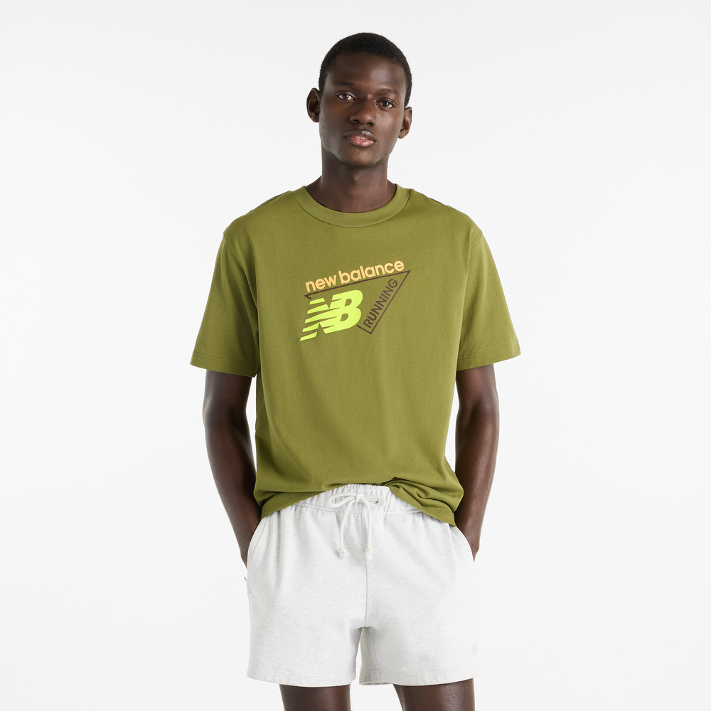 Koszulka męska New Balance MT61N1YVGEE – zielona