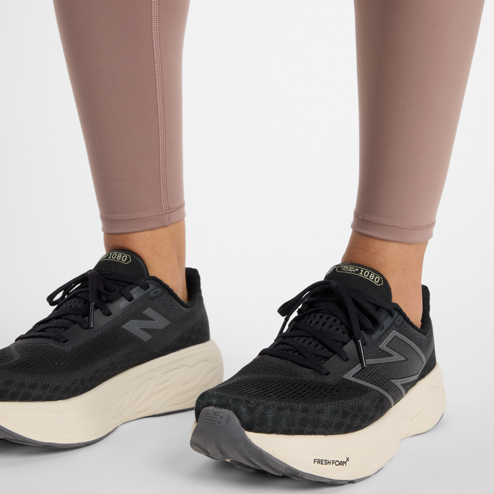 Legginsy damskie New Balance WP51126EAS – beżowe