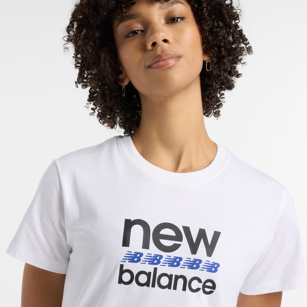 Koszulka damska New Balance WT51540WT – biała