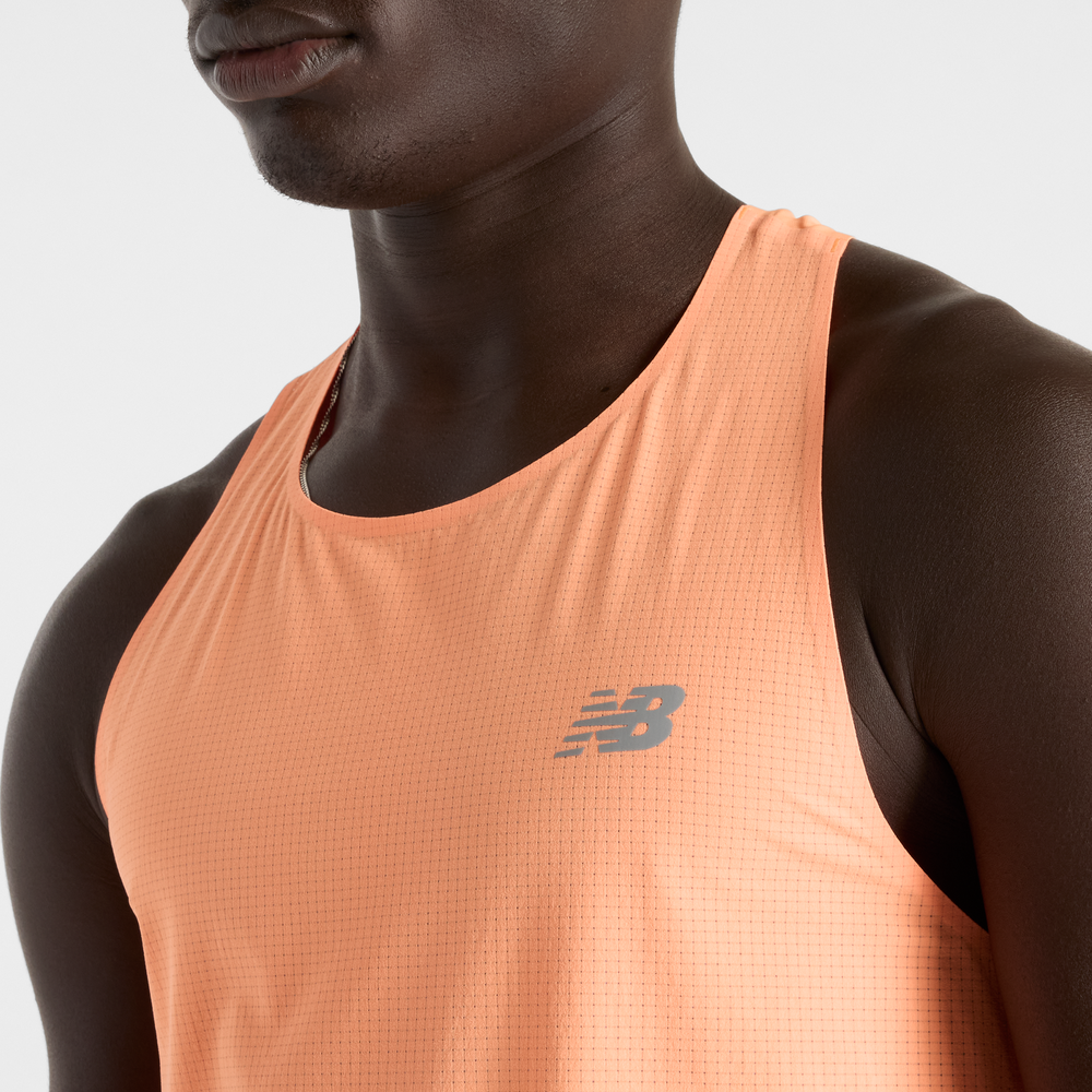 Koszulka męska New Balance MT51205HMO – pomarańczowa