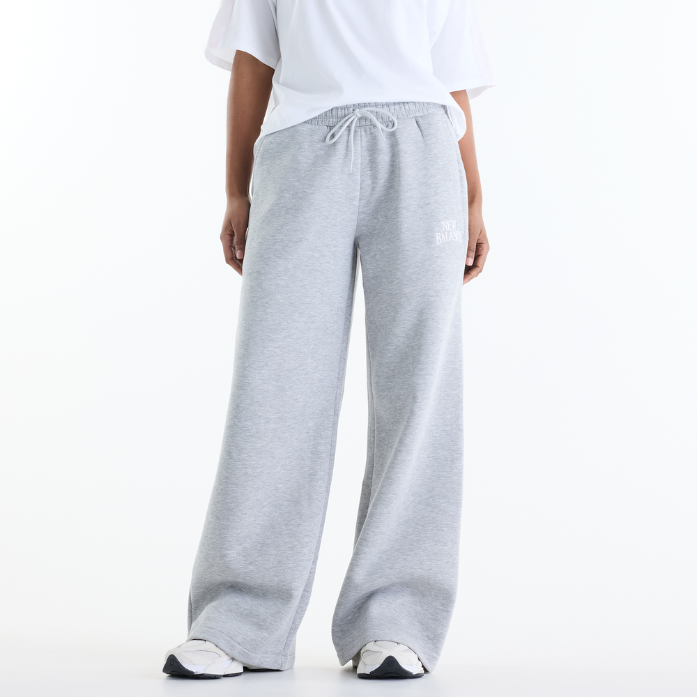 Spodnie damskie New Balance WB62H7NIAGT – szare