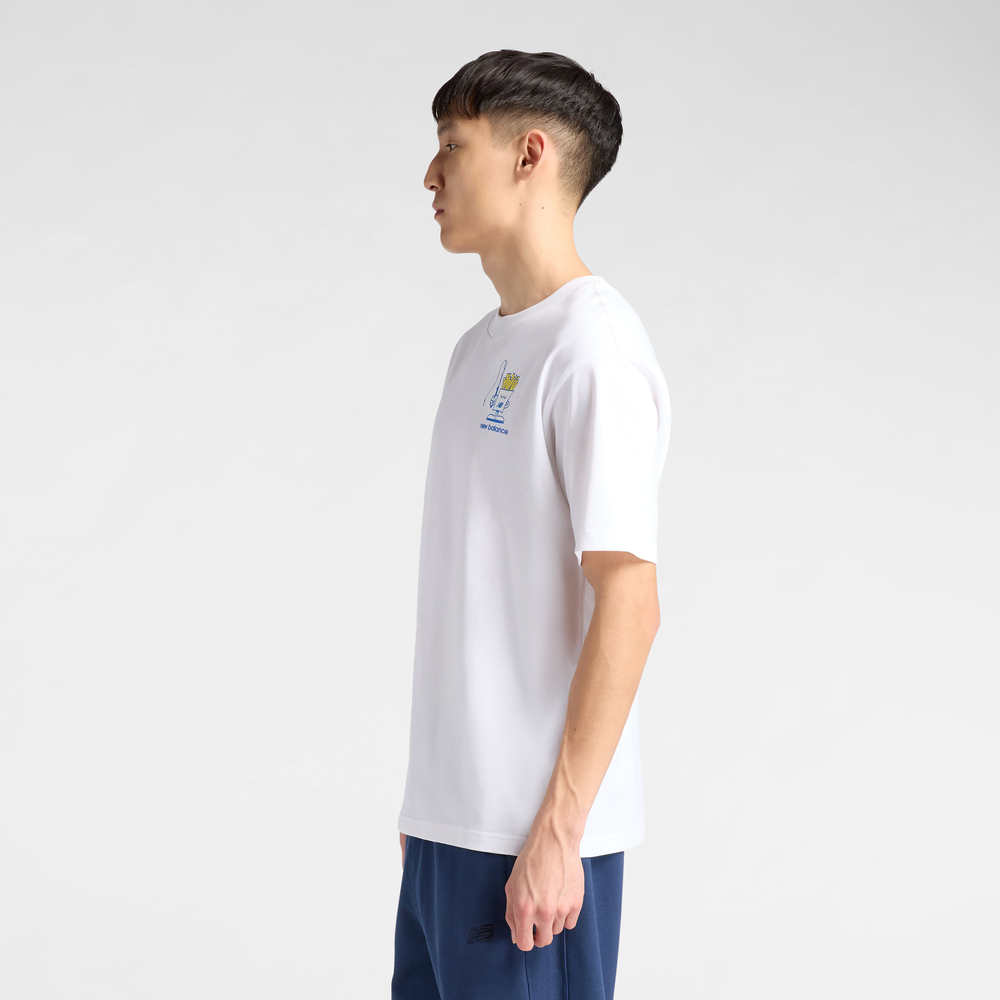 Koszulka męska New Balance MT61I5BMWT – biała