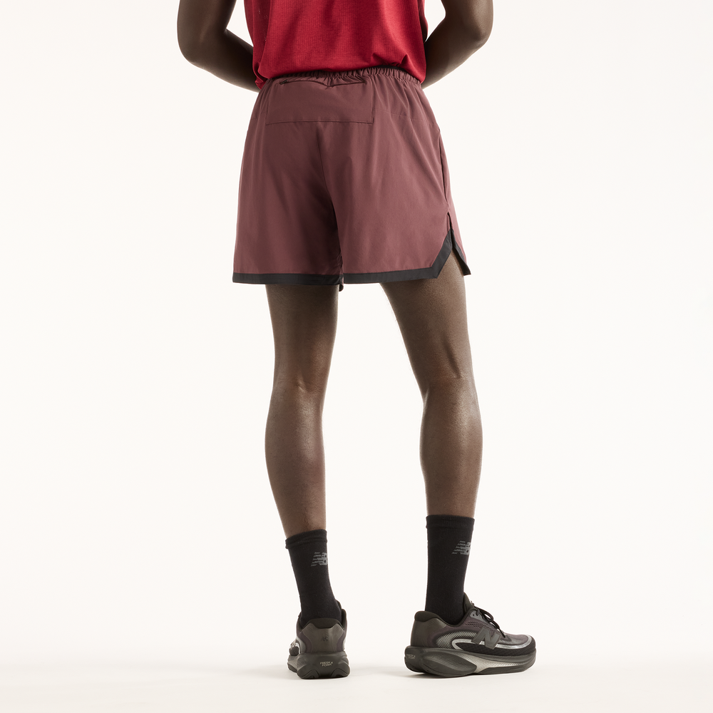 Spodenki męskie New Balance RC Essential – bordowe