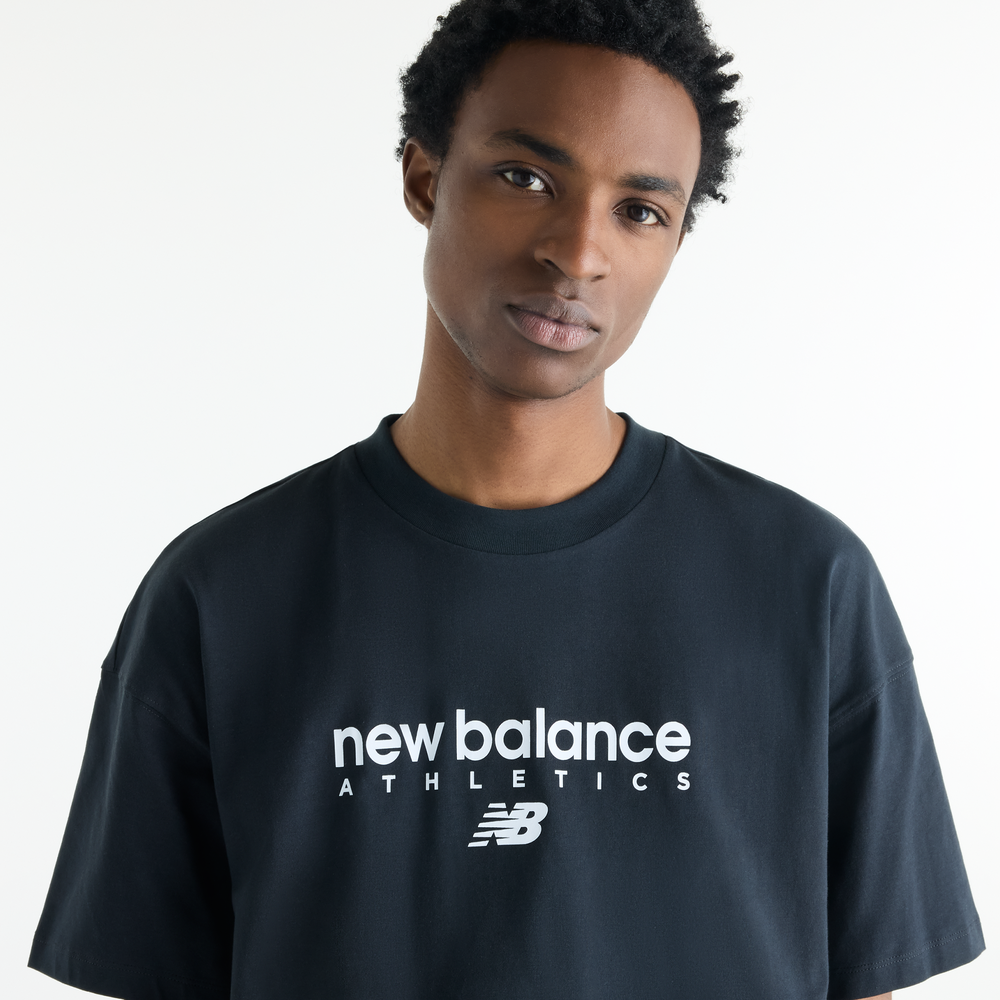 Koszulka męska New Balance Sport Linear Graphic – czarna