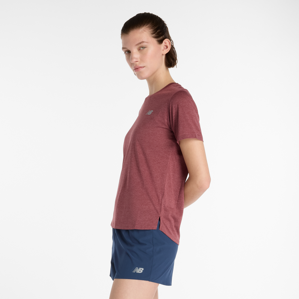 Koszulka damska New Balance WT41253WUR – bordowa