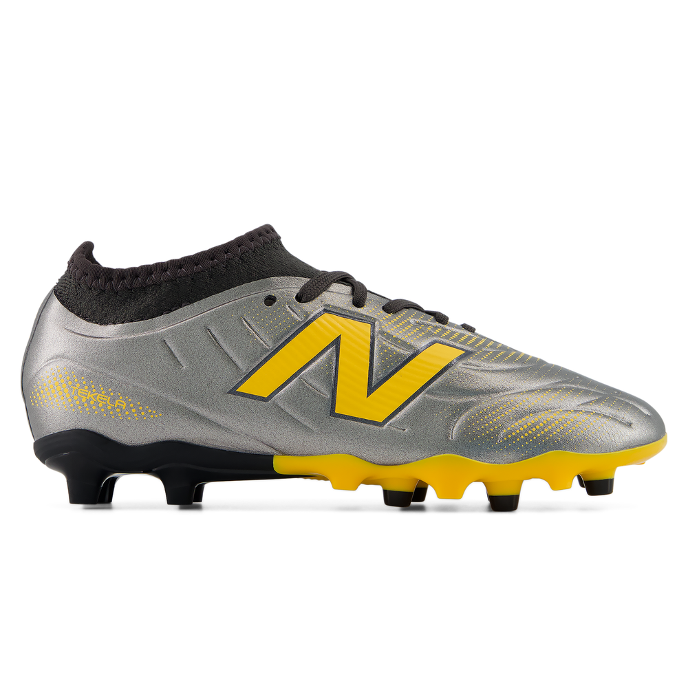 Korki dziecięce New Balance TEKELA TEAM LOW JNR FG V5 YT3FL5LB - srebrne