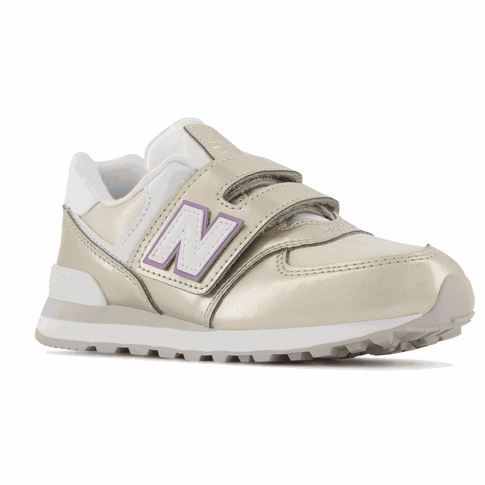 Buty dziecięce  New Balance PV574LG1 - złote