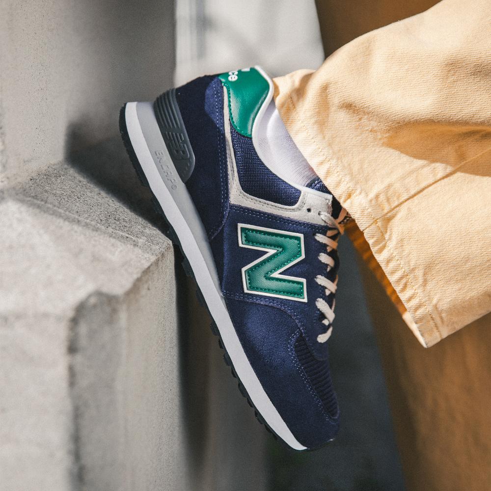 Buty New Balance ML574HL2 - granatowe