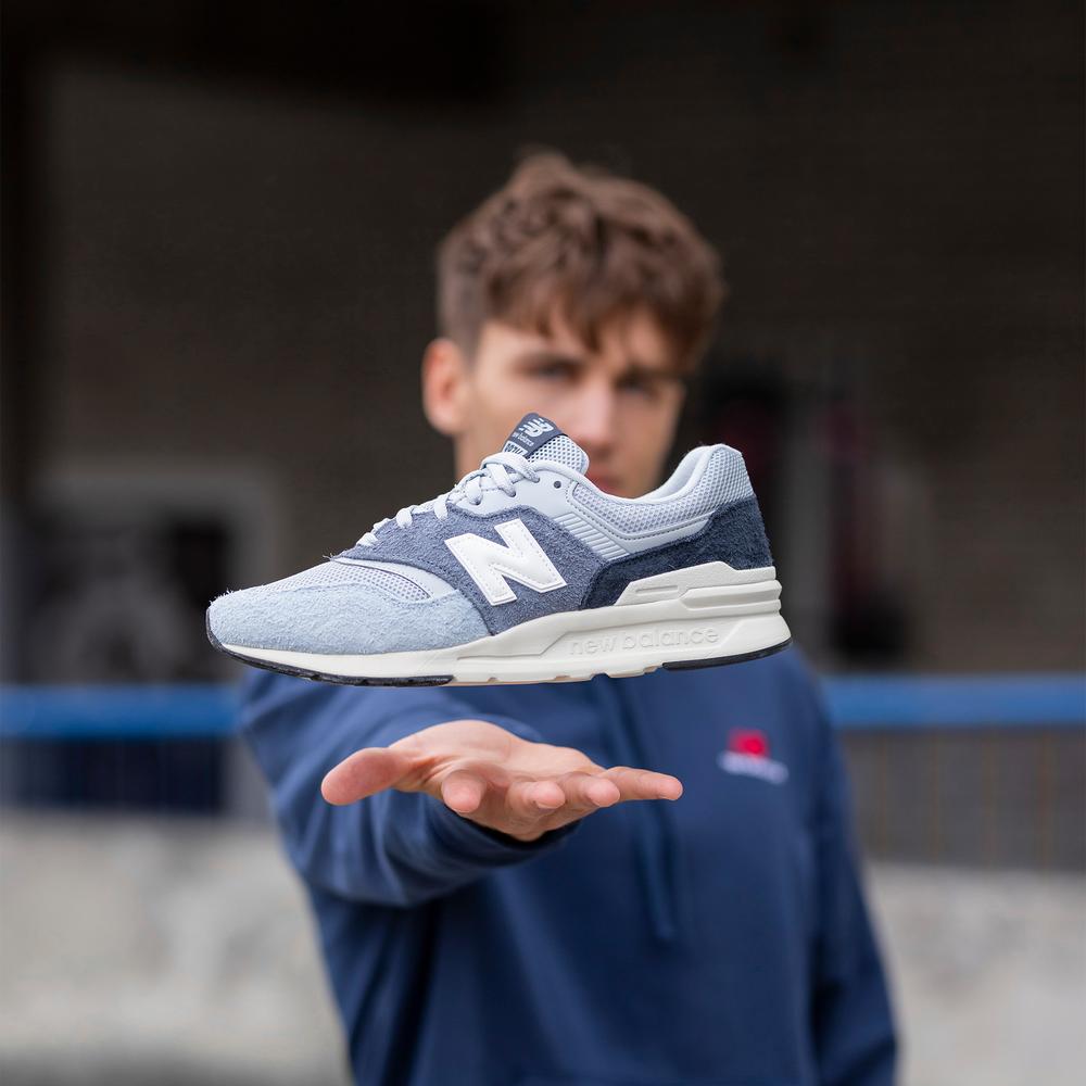 Buty męskie New Balance CM997HRY – niebieskie