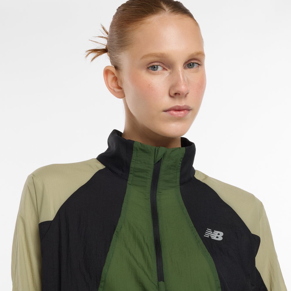 Kurtka damska New Balance WO53206GAS – zielona
