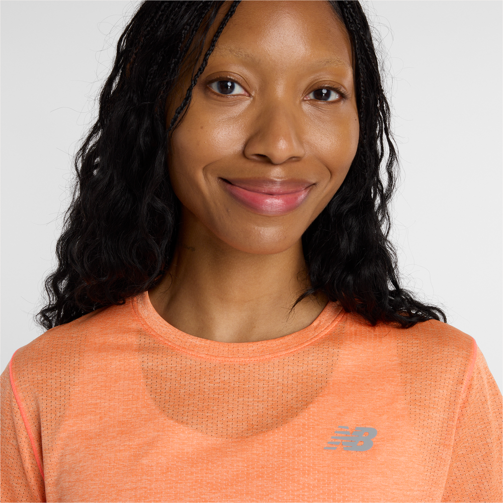 Koszulka damska New Balance WT41253AAE – pomarańczowa