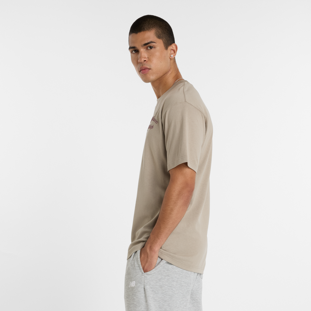 Koszulka męska New Balance MT43556ADS – beżowa