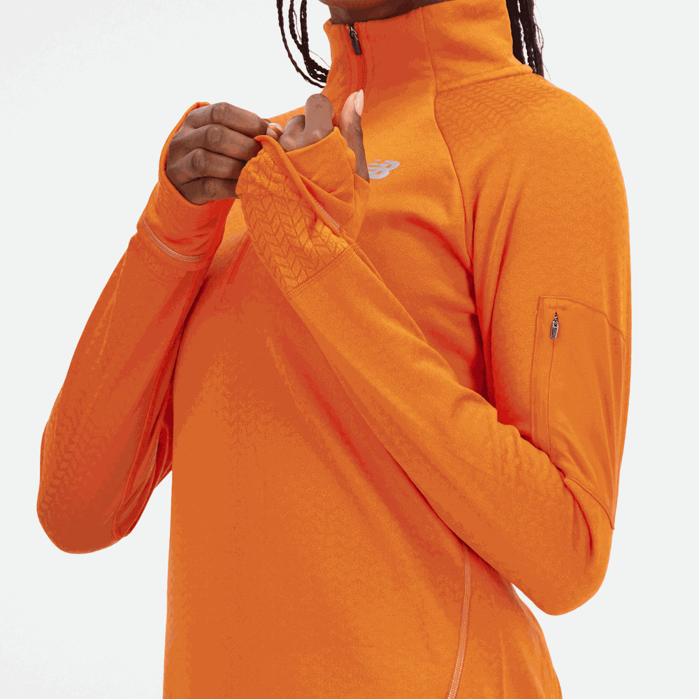 Bluza damska New Balance WT23252CEN – pomarańczowa