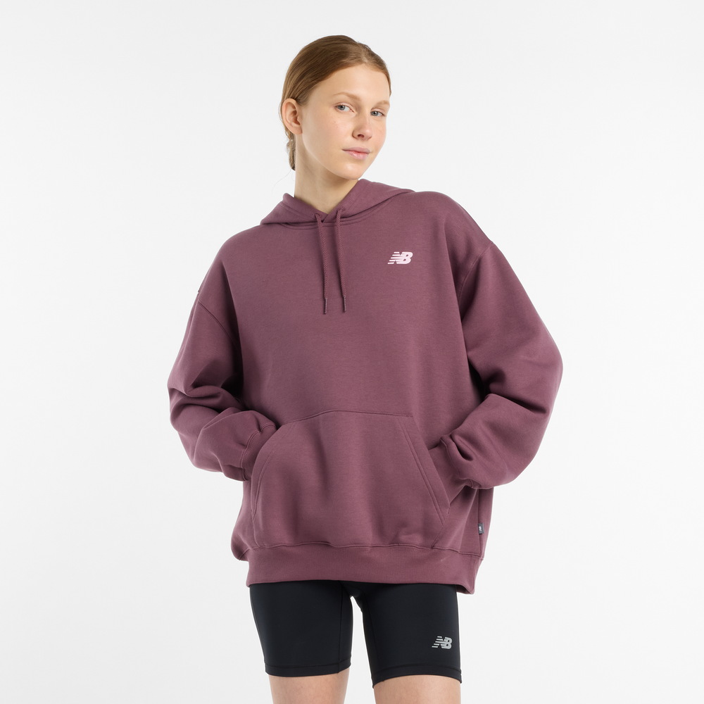 Bluza damska New Balance WT51947FDP – bordowa