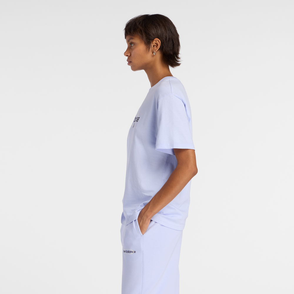 Koszulka damska New Balance WT61Z7OQDYK – fioletowa