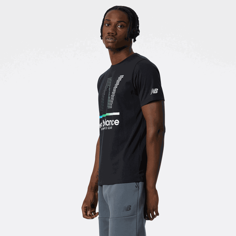 Koszulka New Balance MT11071BKY – czarna