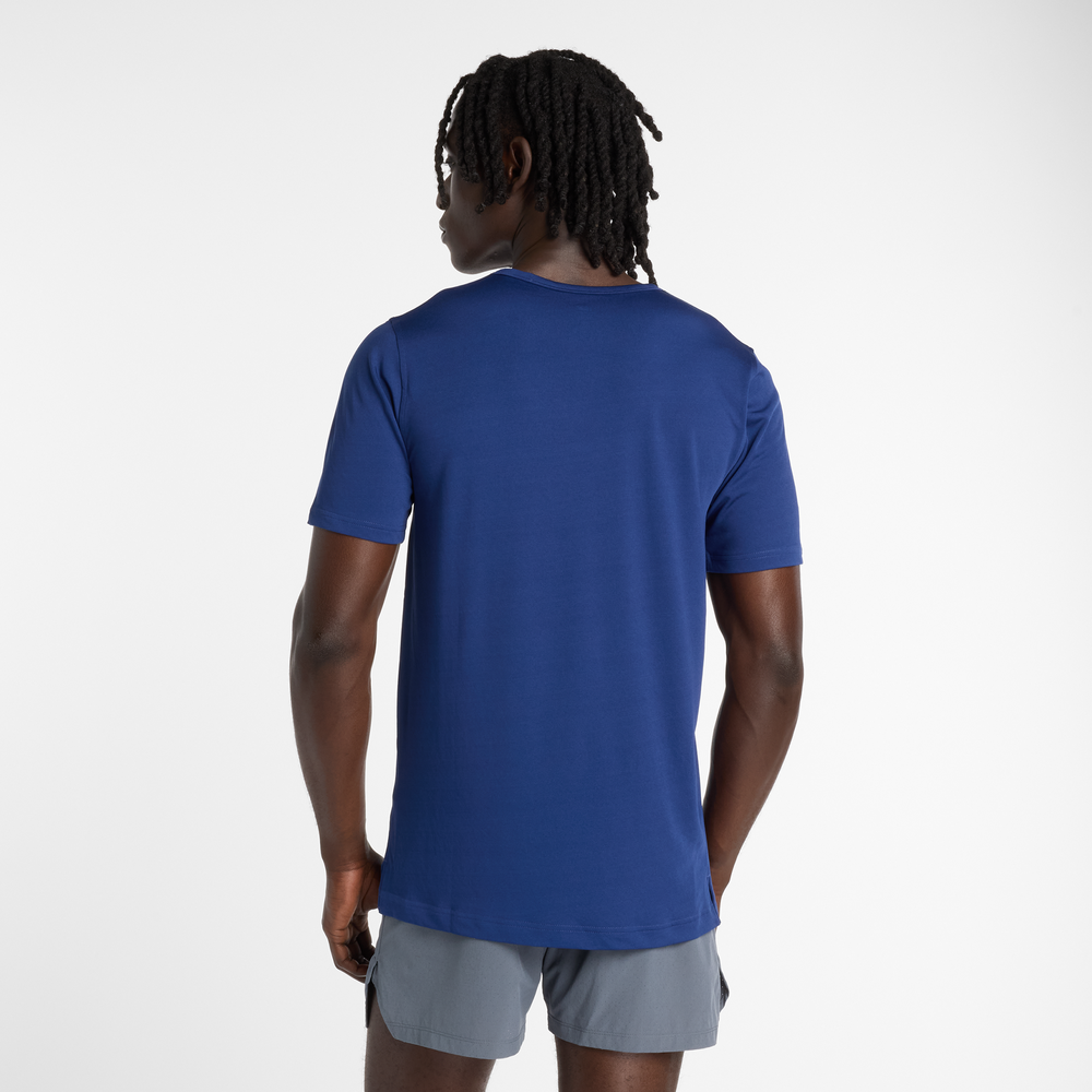 Koszulka męska New Balance MT61O0U4BUY – granatowa