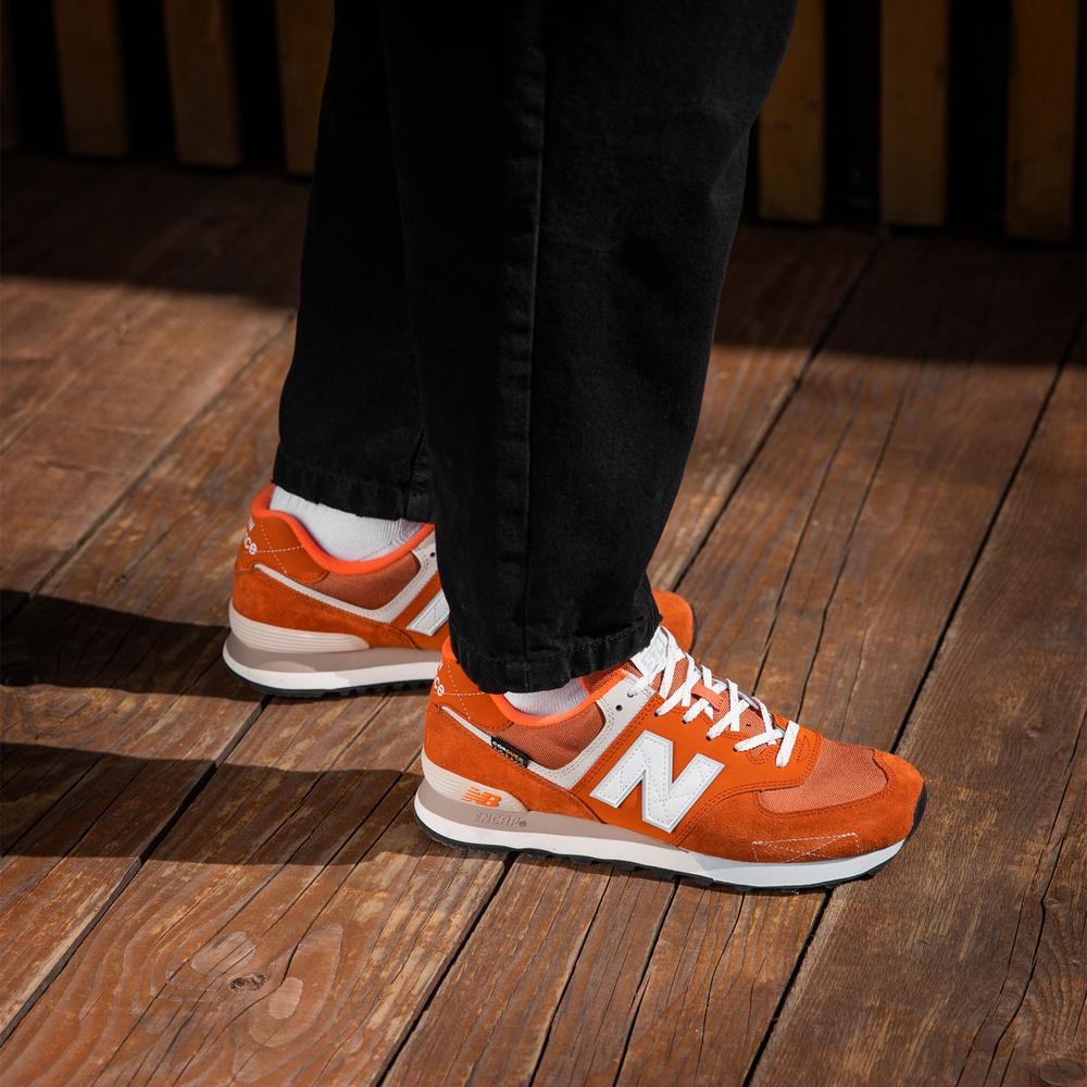 Buty New Balance ML574HS2 – pomarańczowe