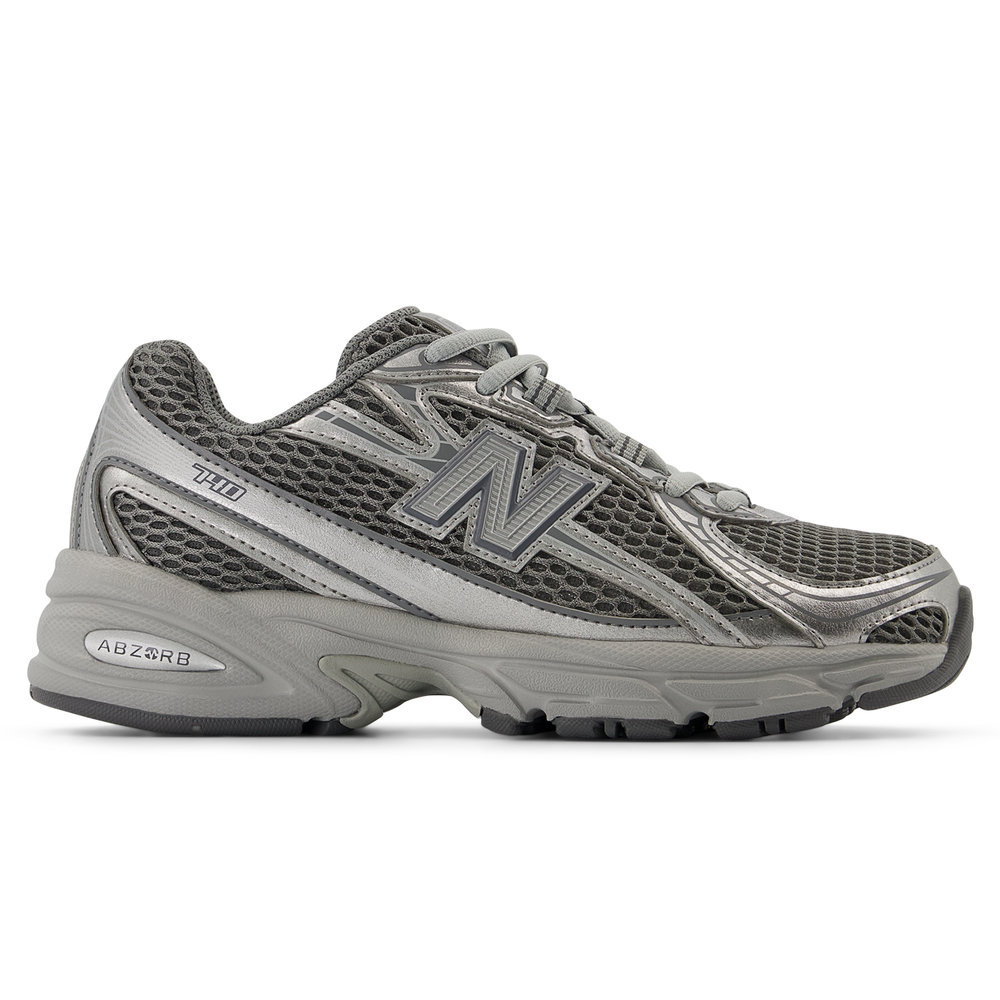 Buty dziecięce New Balance GR740MG – szare