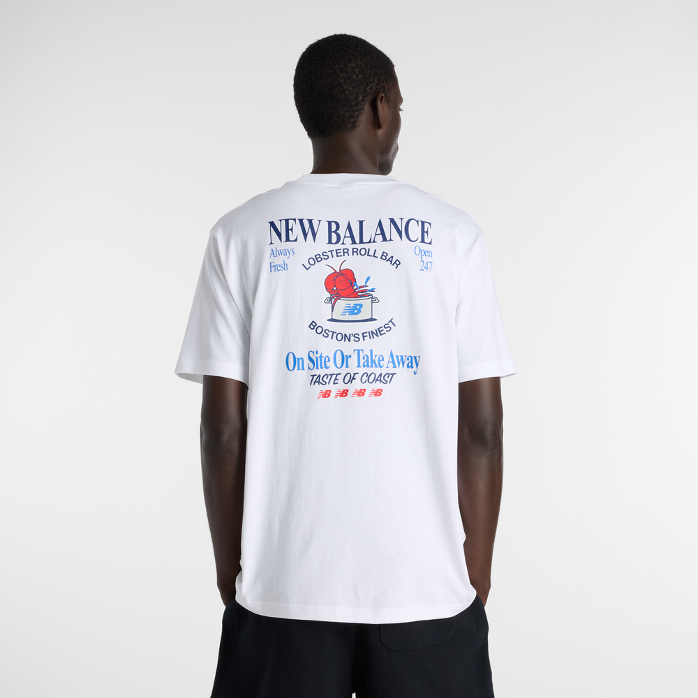 Koszulka męska New Balance MT61Y1F6WT – biała