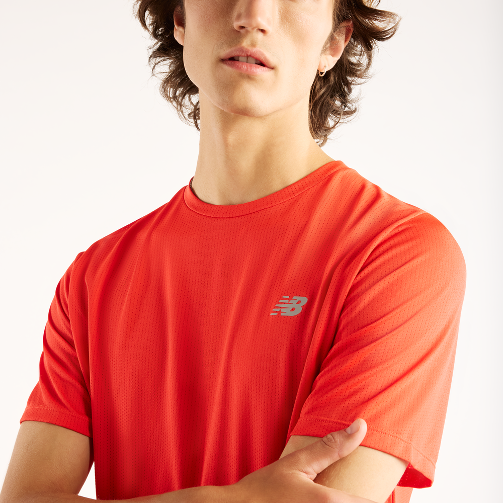 Koszulka męska New Balance RC Essential – pomarańczowa