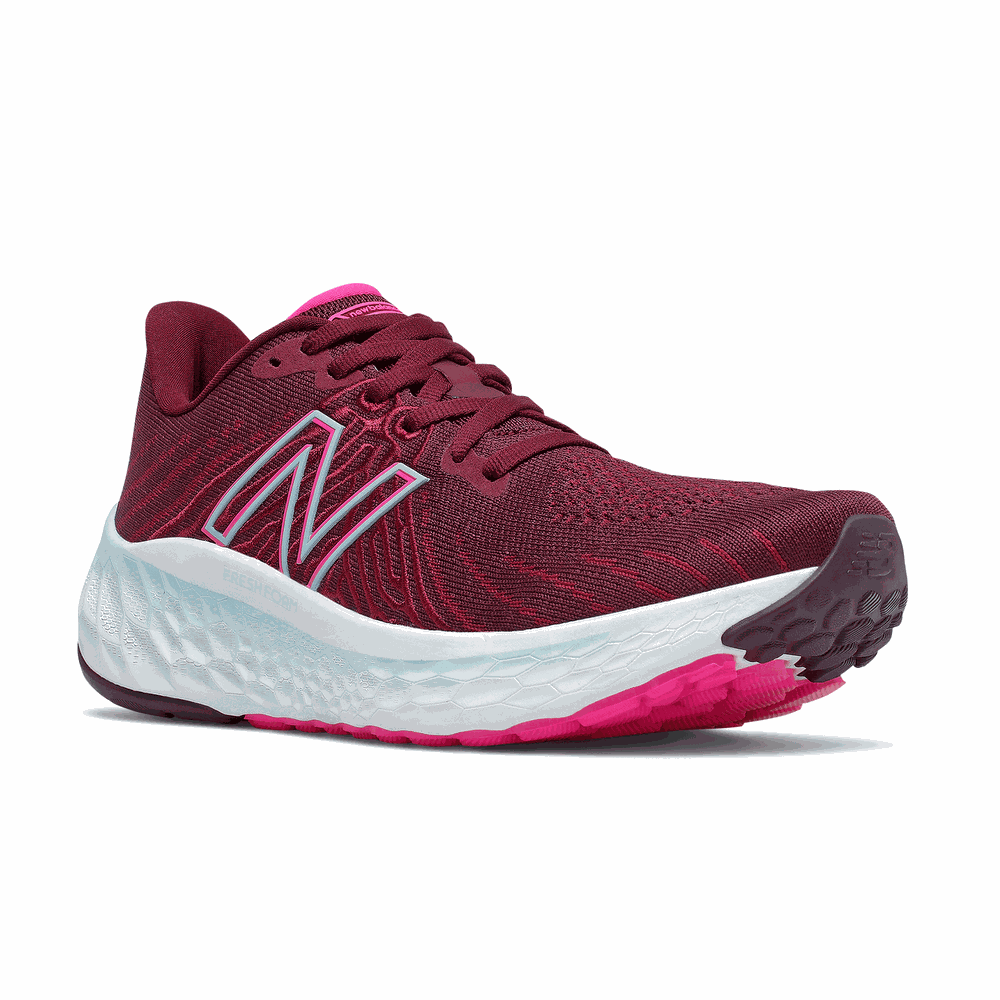 Buty damskie New Balance Fresh Foam Vongo v5 WVNGOGP5 – bordowe