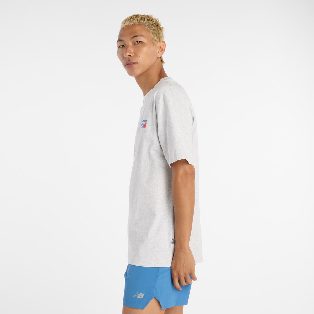 Koszulka męska New Balance MT41908AHH – szara