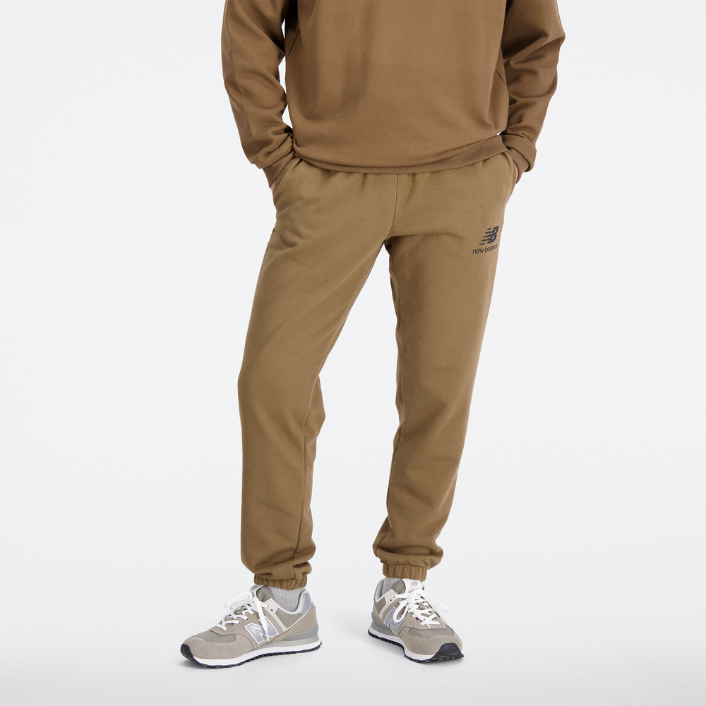 Spodnie męskie New Balance MP31539DHE – brązowe