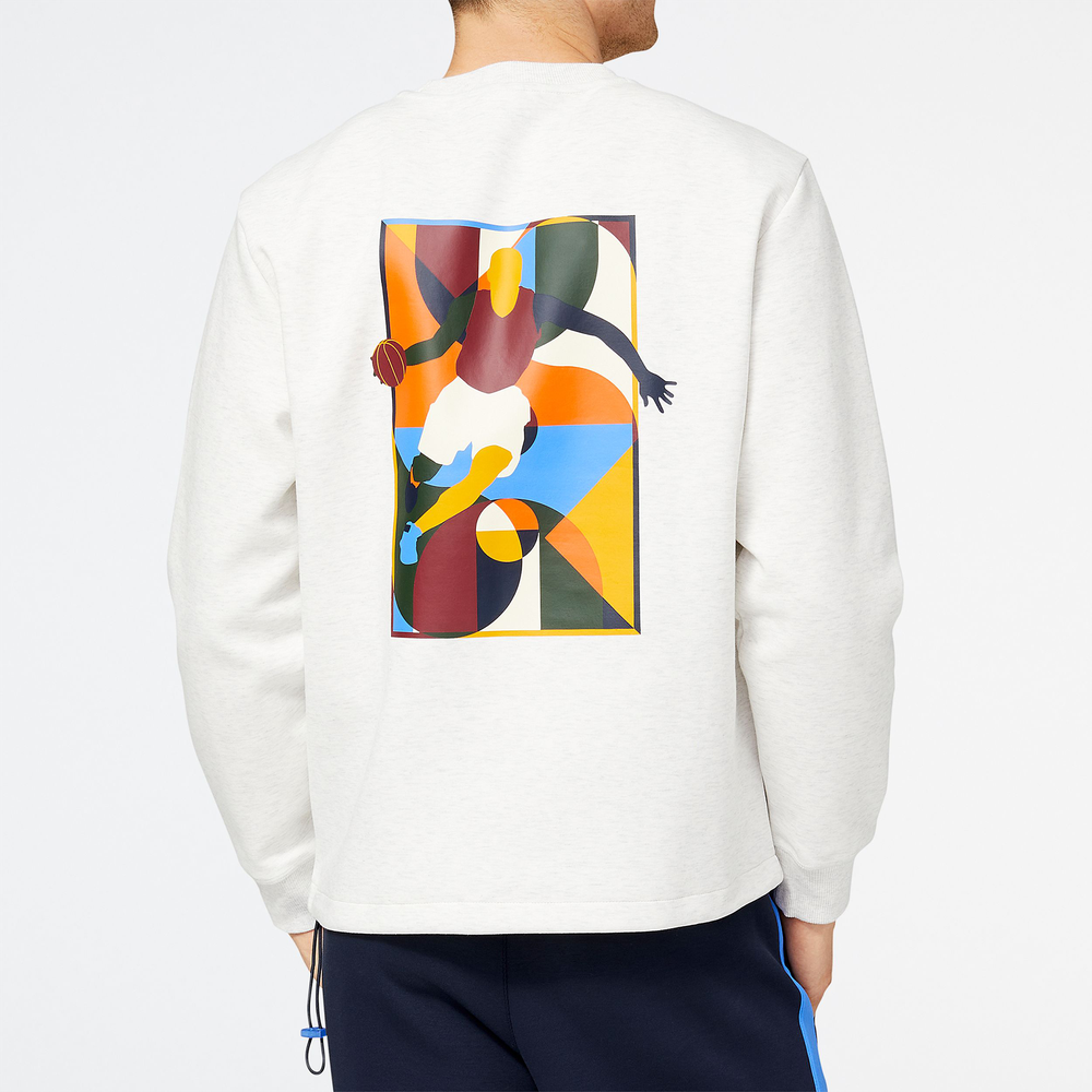 Bluza męska New Balance MT23586SAH – szara