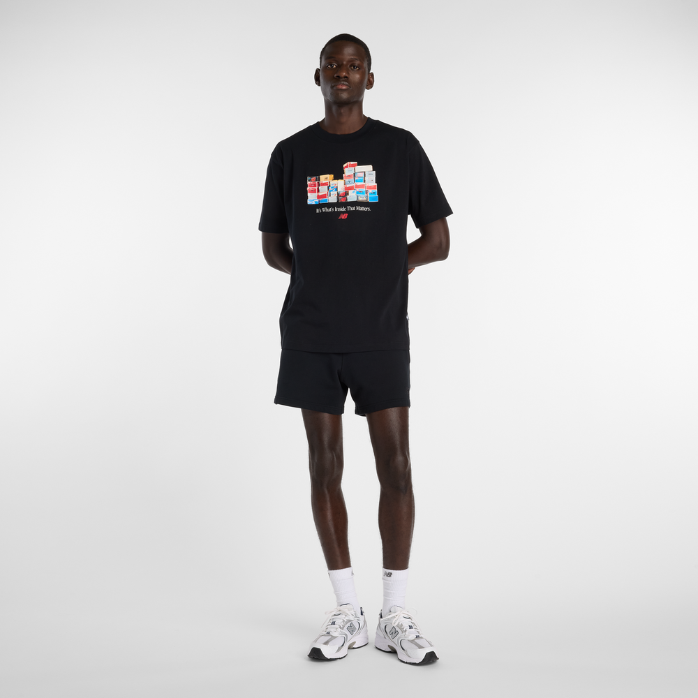 Koszulka męska New Balance MT61H0DXBK – czarna