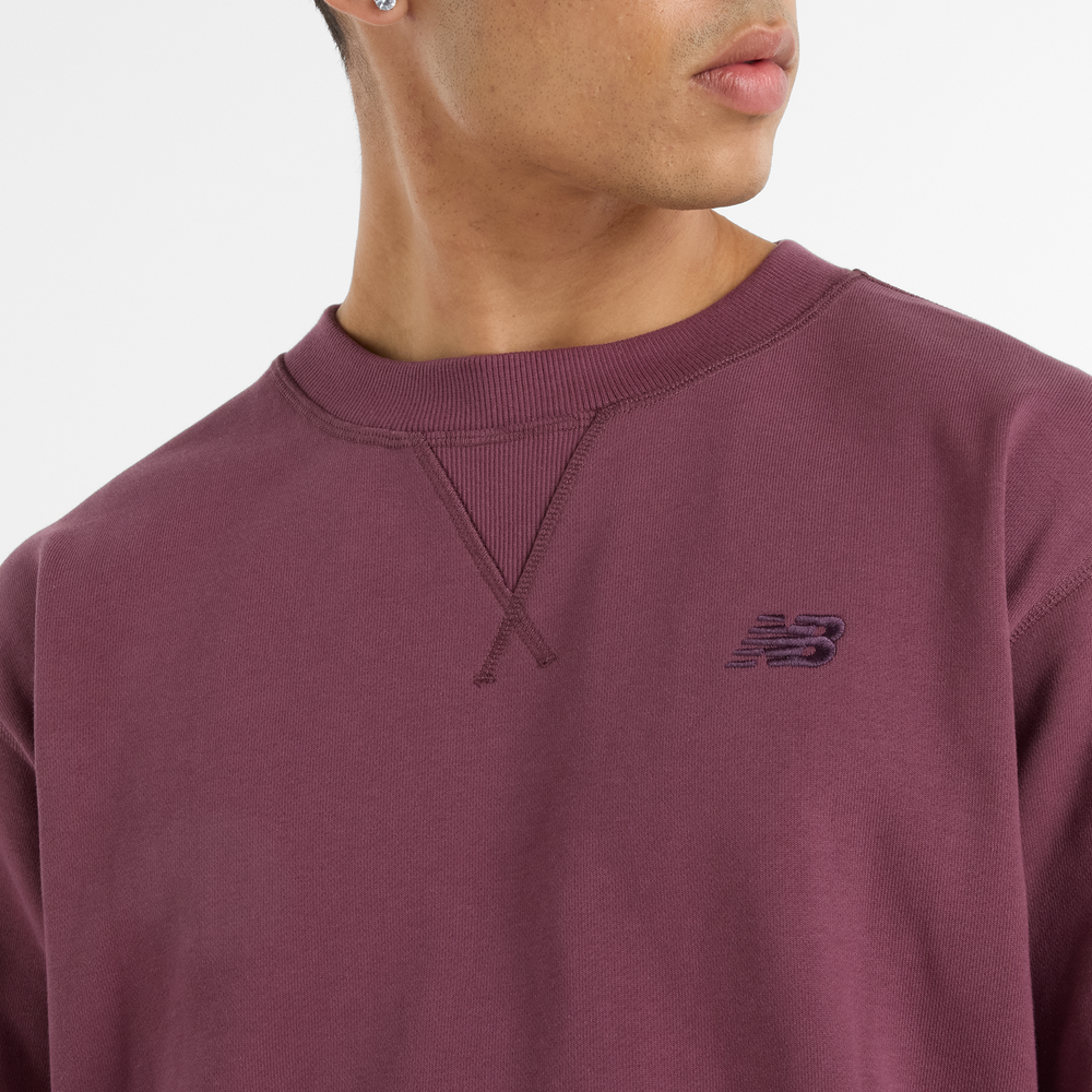 Bluza męska New Balance MT41506FDP – bordowa