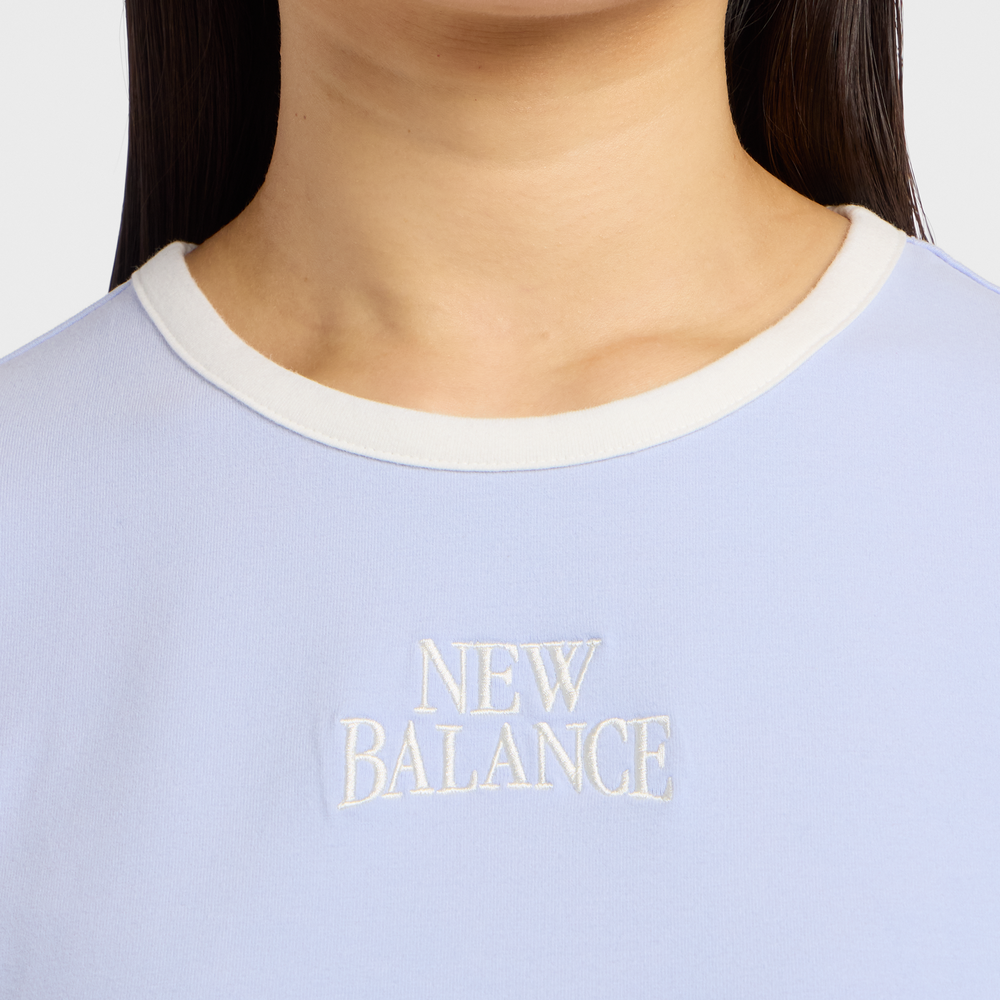 Koszulka damska New Balance WT61Y33QDYK – fioletowa